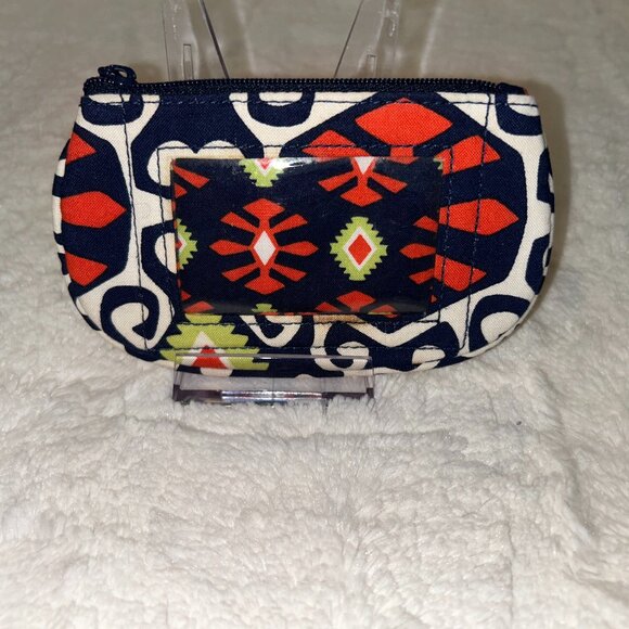 Vera Bradley Handbags - Vera Bradley Navy and Red Patterned Coin Purse